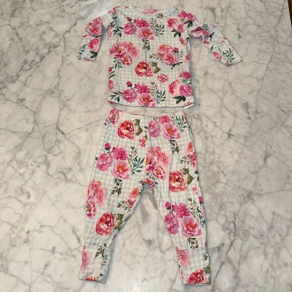 POSH PEANUT CLASSIC LS PJ SET 6/12M - Picture 1 of 6